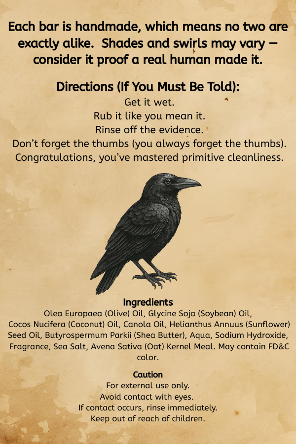 Saltthorn – Woodsy Floral + Sea Salt Exfoliating Shea Butter Soap