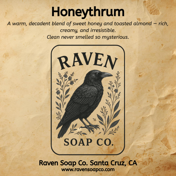 Honeythrum - Sweet Honey and Toasted Almond Goat Milk Soap